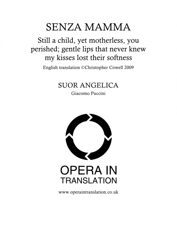 Senza mamma, o bimbo, tu sei morto_cover