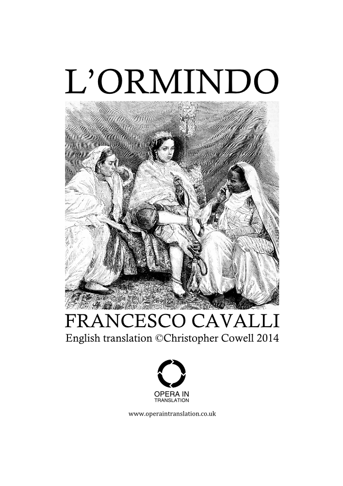 L'Ormindo - World Opera in English